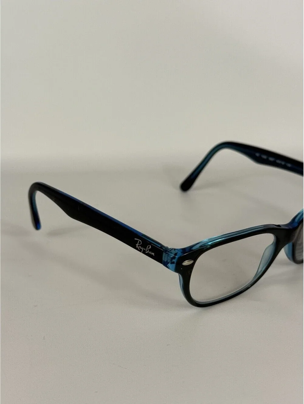 Ray-Ban RB 1555 3667 Eyeglasses Frames Only Youth Blue Full Rim 48-16-130